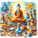 all the equipment and products used for Tibetan Medicine