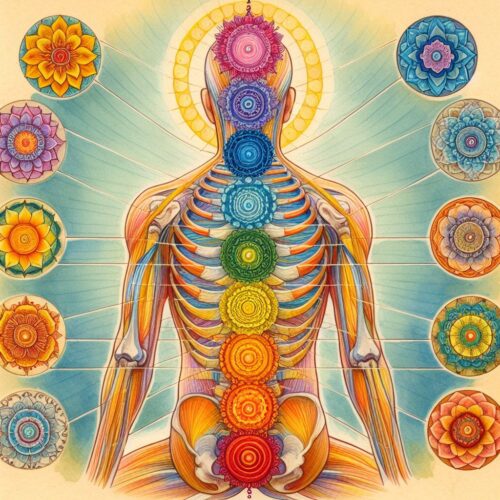 the energy chakras are viewed from the read